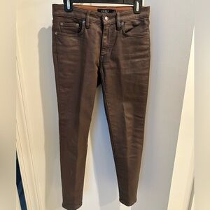 Lauren brown straight leg jeans!